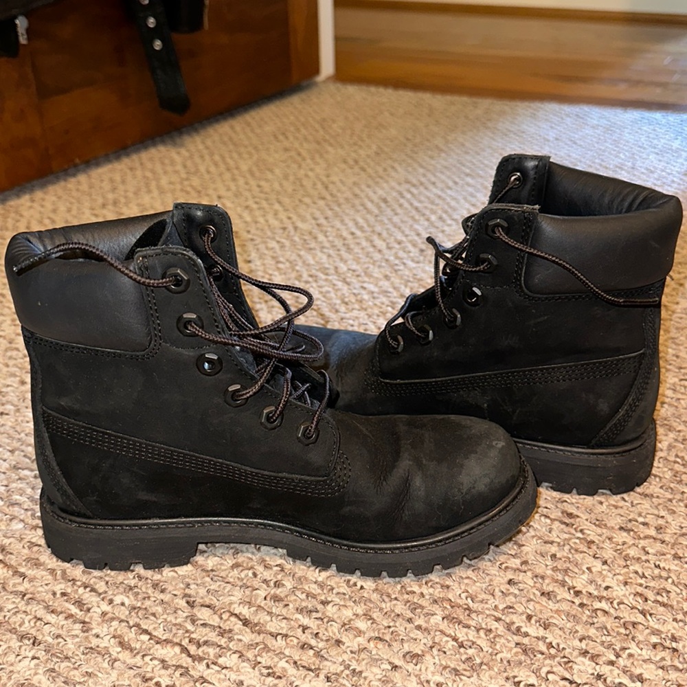 Black Timberland Boots
